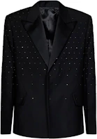 Givenchy SS23 Solid Black Collared Jacket BM30DR1YCP-001 Givenchy SS23 Solid Black Collared Jacket BM30DR1YCP-001