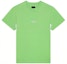Buy 지방시 SS23 솔리드 컬러 크루넥 반팔 티셔츠 그린 BM716R3YCN-322