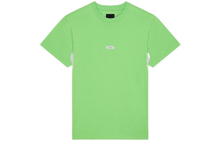 Order 지방시 SS23 솔리드 컬러 크루넥 반팔 티셔츠 그린 BM716R3YCN-322