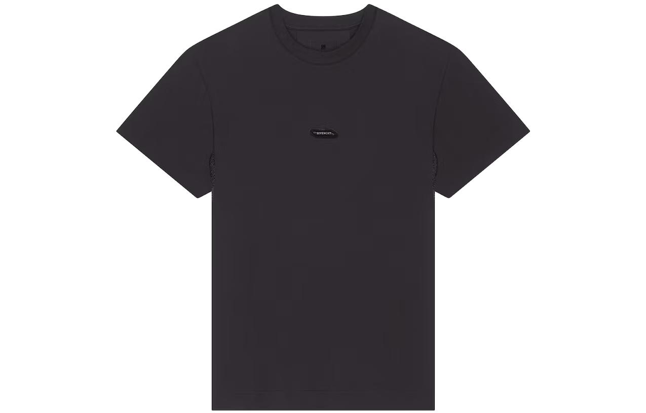 Givenchy SS23 Solid Color Crewneck Short Sleeve T-Shirt Black - BM716R3YCN-001