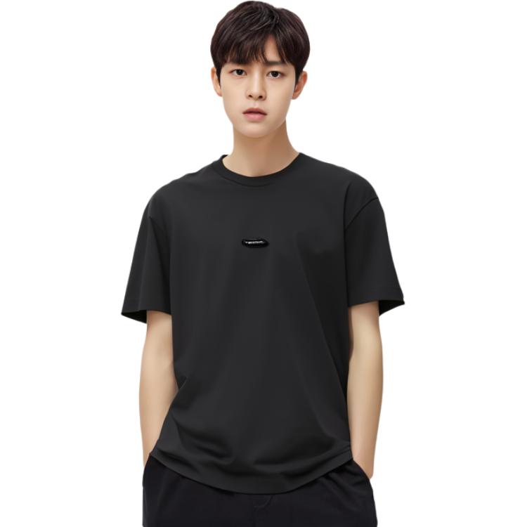 Lookbook Givenchy SS23 Solid Color Crewneck Short Sleeve T-Shirt Black - BM716R3YCN-001