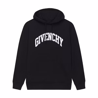 Givenchy SS23 Solid Color Logo Print Sweatshirt - Black BMJ0CQ3YAA-001