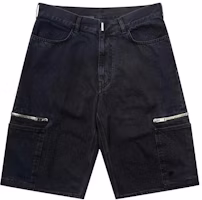 Givenchy SS23 Solid Color Mid-Rise Straight-Leg Casual Shorts Men Black BM517F5Y58-001 Givenchy SS23 Solid Color Mid-Rise Straight-Leg Casual Shorts Men Black BM517F5Y58-001