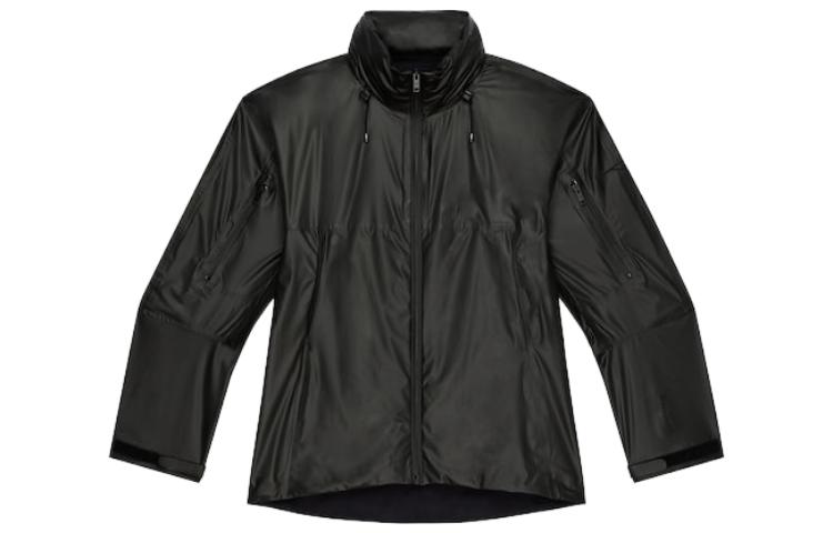 Givenchy SS23 Solid Color Zip-Up Jacket Black BM010M140H-001