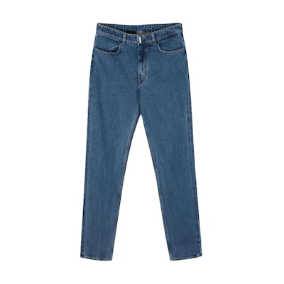 Givenchy SS23 Solid Tapered Denim Jeans Blue BM50ST5Y4V-415