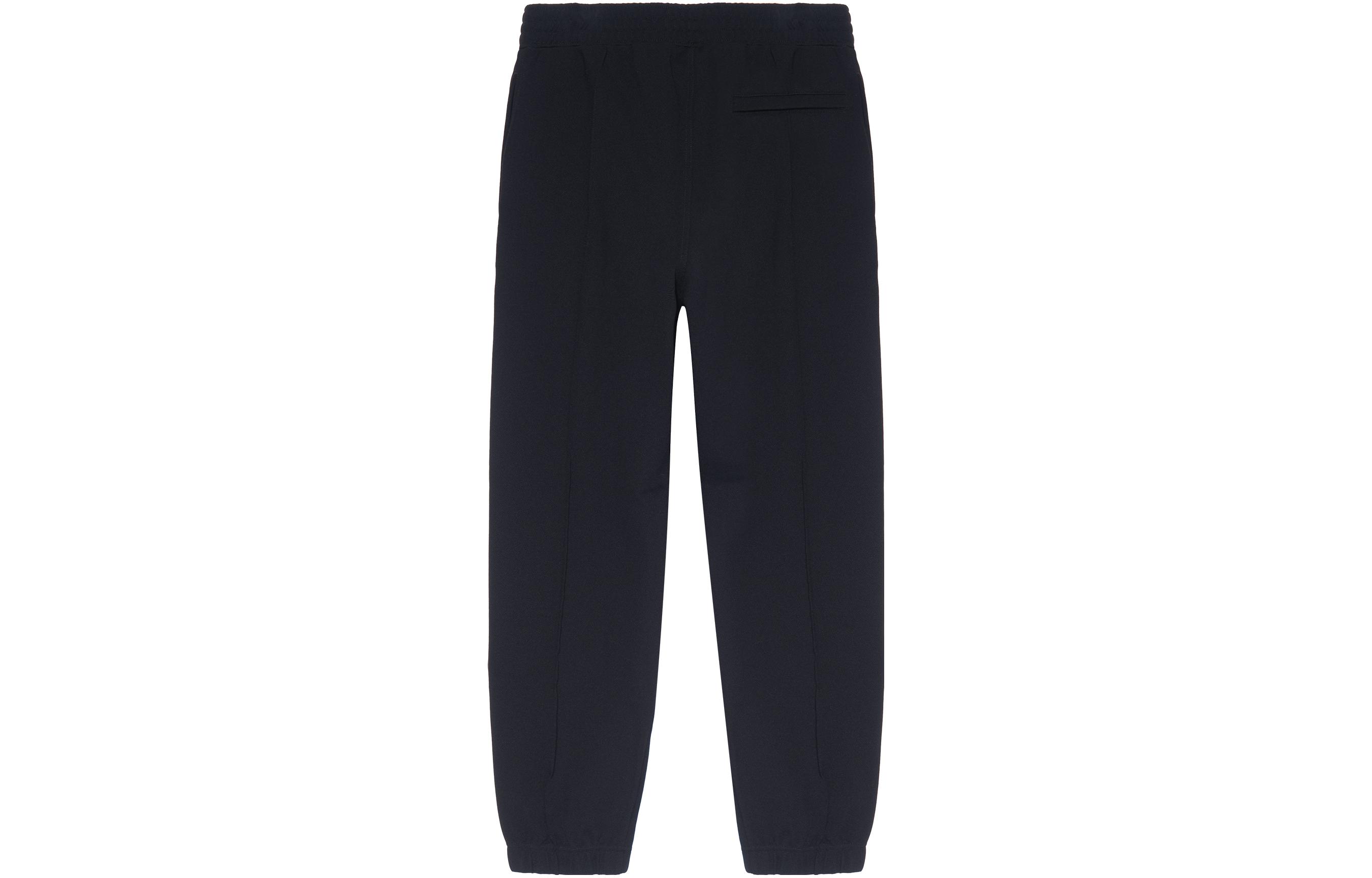 Lookbook Givenchy SS23 Celana Tapered Logo Huruf Cetak Hitam BM518A3YBH-001