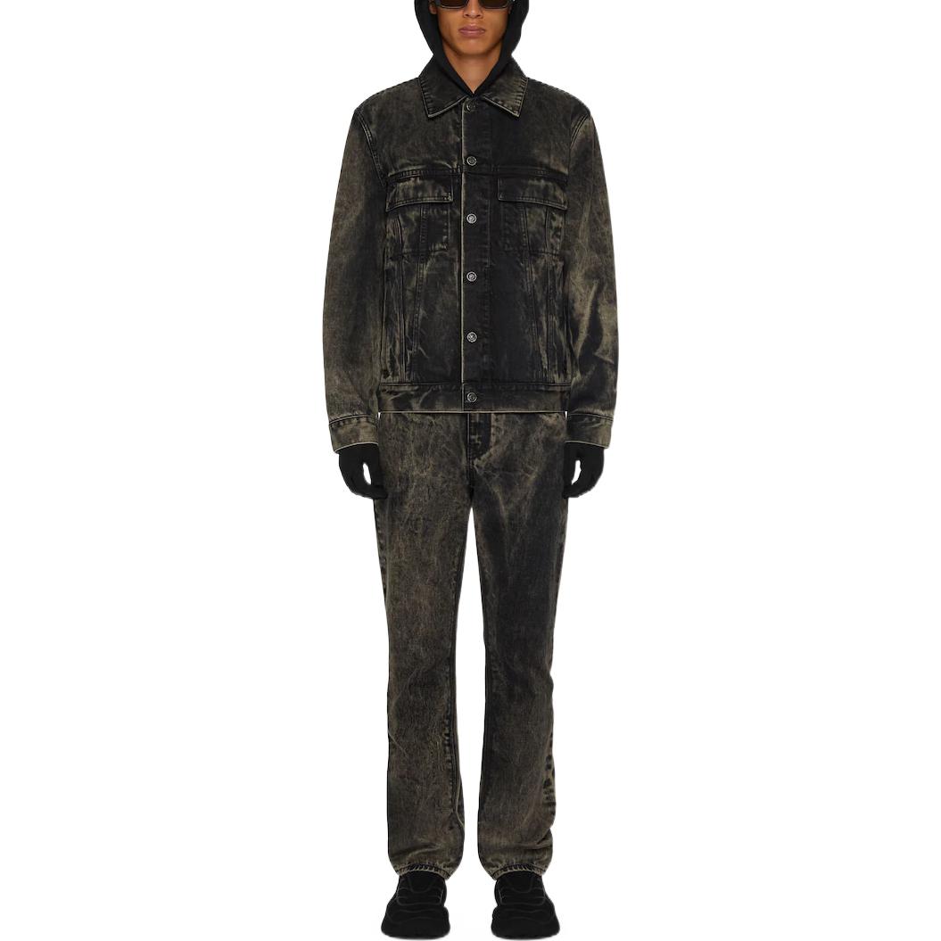 Lookbook GIVENCHY SS23 Jeans Pria Hitam Pudar Distressed Fit Longgar. BM50UY5Y46-001