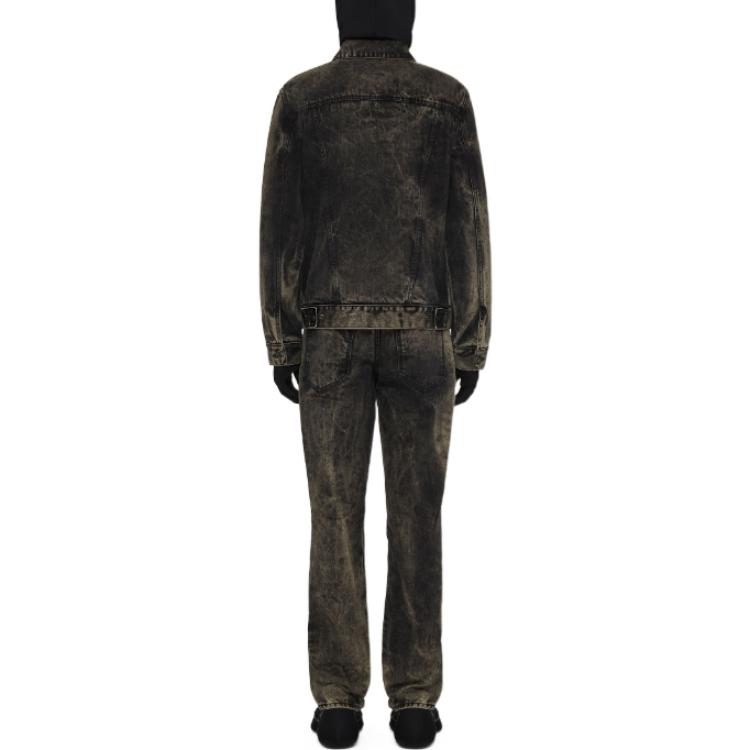 Purchase GIVENCHY SS23 Jeans Pria Hitam Pudar Distressed Fit Longgar. BM50UY5Y46-001