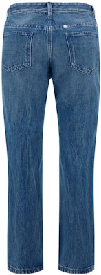 지방시 SS23 워싱 버튼업 지퍼 캐주얼 데님 청바지 블루 남성. BM50W25Y42-420 Order 지방시 SS23 워싱 버튼업 지퍼 캐주얼 데님 청바지 블루 남성. BM50W25Y42-420