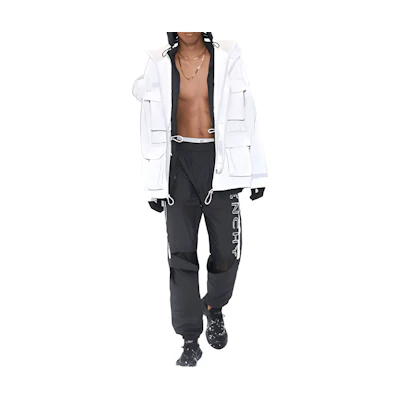 Givenchy SS23 White Multi-Pocket Hooded Jacket for Men GM2022111716