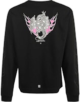 GIVENCHY SS24 Black Dragon Flame Print Logo Long-Sleeve T-Shirt. BM71KP3YJY-001 GIVENCHY SS24 Black Dragon Flame Print Logo Long-Sleeve T-Shirt. BM71KP3YJY-001
