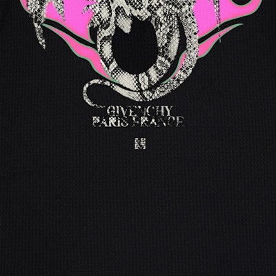 GIVENCHY SS24 Kaos Lengan Panjang Logo Cetak Naga Hitam Api. BM71KP3YJY-001 Shop GIVENCHY SS24 Kaos Lengan Panjang Logo Cetak Naga Hitam Api. BM71KP3YJY-001