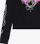 Details for GIVENCHY SS24 Kaos Lengan Panjang Logo Cetak Naga Hitam Api. BM71KP3YJY-001