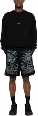 지방시 SS24 블랙 로고 프린트 밴딩 캐주얼 쇼츠 BM515J3YN0 Lookbook 지방시 SS24 블랙 로고 프린트 밴딩 캐주얼 쇼츠 BM515J3YN0