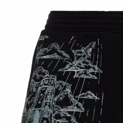 지방시 SS24 블랙 로고 프린트 밴딩 캐주얼 쇼츠 BM515J3YN0 Sizing 지방시 SS24 블랙 로고 프린트 밴딩 캐주얼 쇼츠 BM515J3YN0