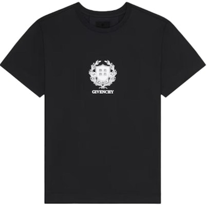 紀梵希 SS24 黑色Logo印花短袖T恤 BM71JA3YM9-001 Order 紀梵希 SS24 黑色Logo印花短袖T恤 BM71JA3YM9-001