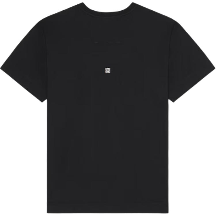 Lookbook 紀梵希 SS24 黑色Logo印花短袖T恤 BM71JA3YM9-001