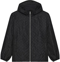 GIVENCHY SS24 Black Solid Color Zip-Up Hoodie Jacket. BM011315TF-001 GIVENCHY SS24 Black Solid Color Zip-Up Hoodie Jacket. BM011315TF-001