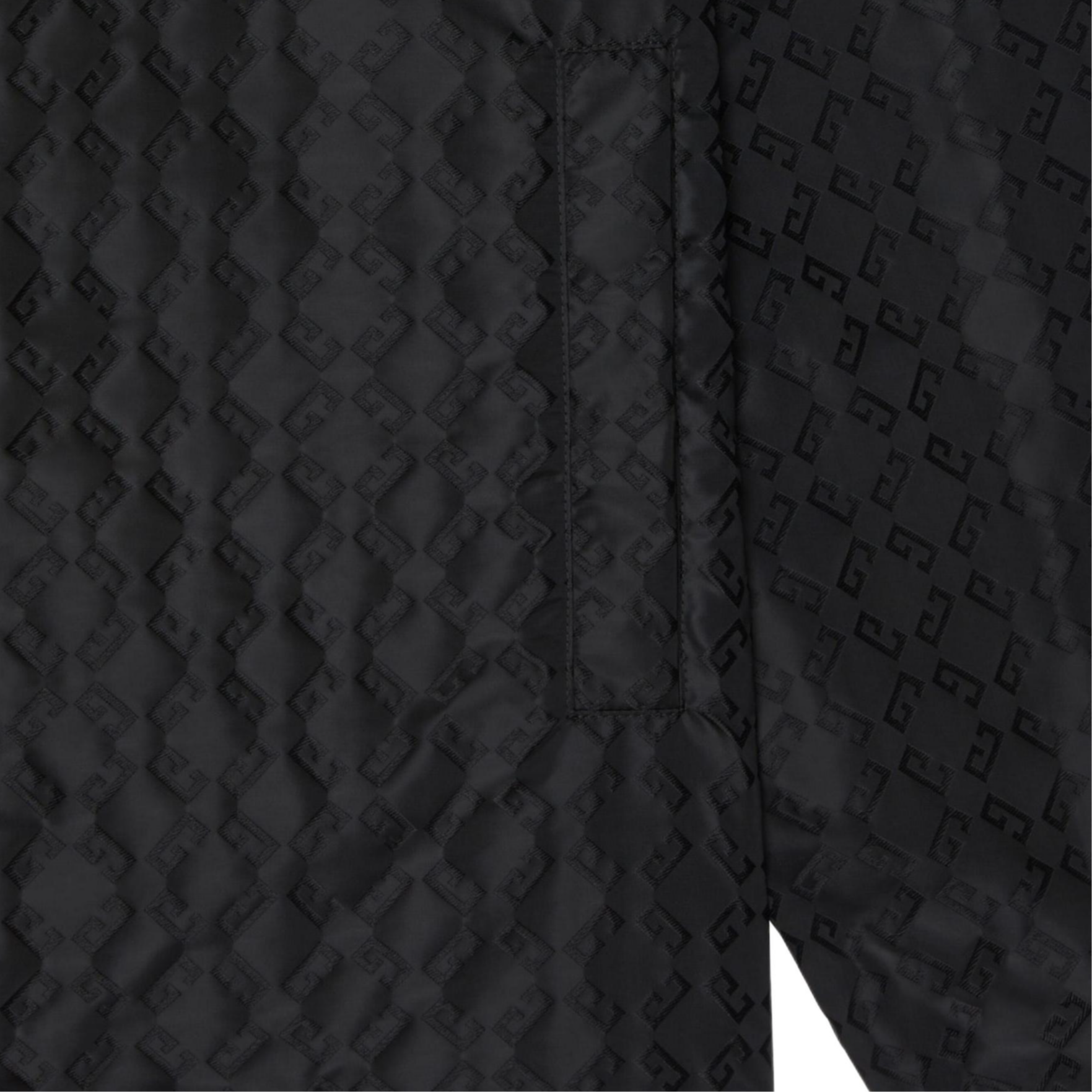 Details for ジバンシィ SS24 ブラック無地ジップアップフーディジャケット. BM011315TF-001