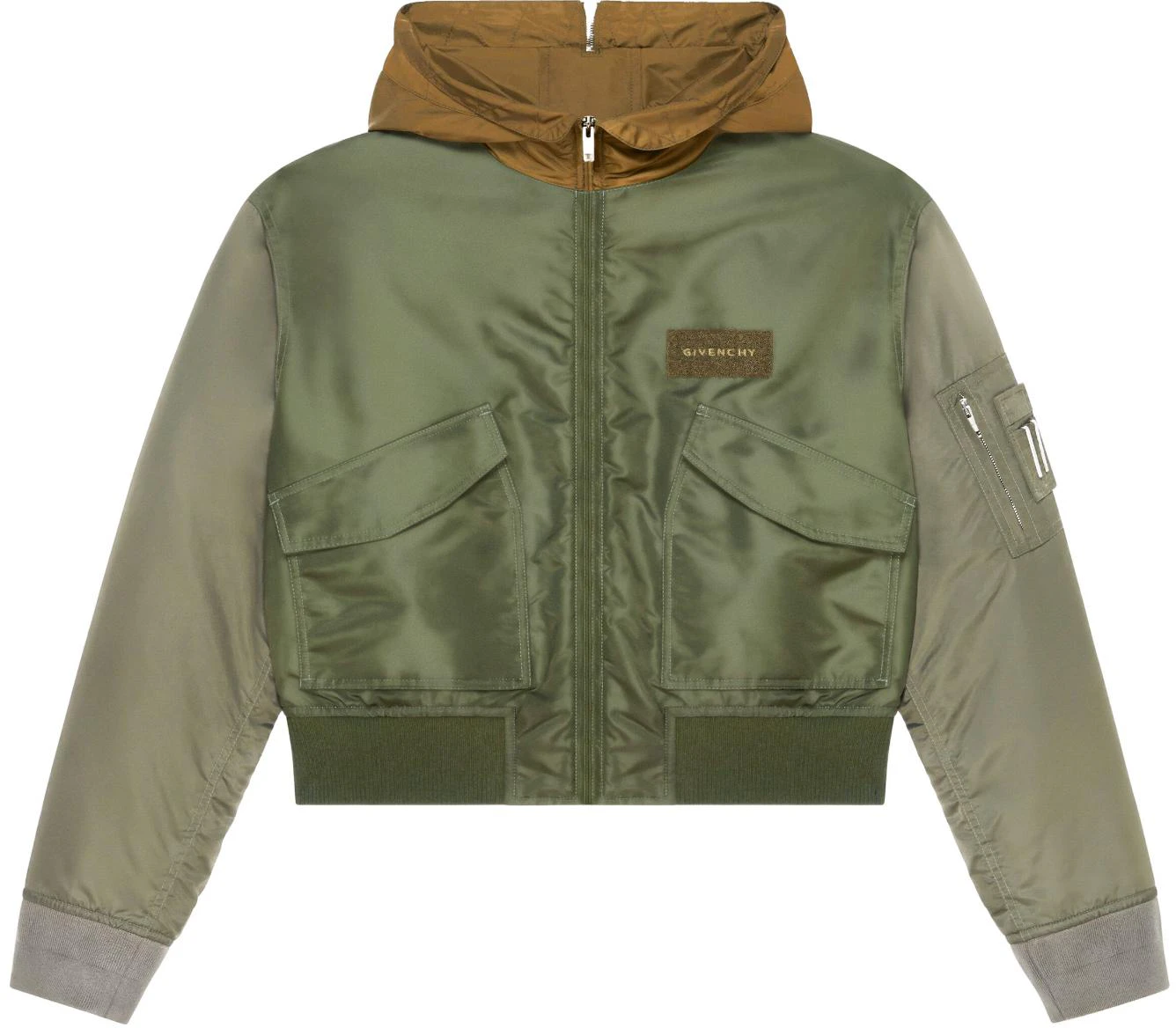 givenchy-ss-24-colorblock-zip-up-hoodie-jacket-green-bm-01721-yfg-306