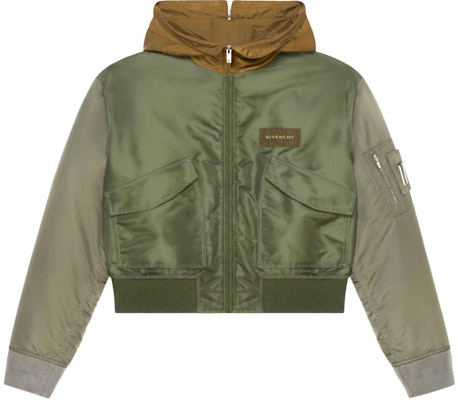 ジバンシィ SS24 カラーブロック ジップアップ フーディージャケット グリーン BM01721YFG-306 Buy ジバンシィ SS24 カラーブロック ジップアップ フーディージャケット グリーン BM01721YFG-306