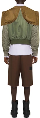 ジバンシィ SS24 カラーブロック ジップアップ フーディージャケット グリーン BM01721YFG-306 Purchase ジバンシィ SS24 カラーブロック ジップアップ フーディージャケット グリーン BM01721YFG-306