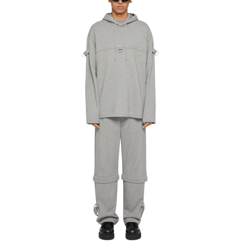 Shop GIVENCHY SS24  Detachable Straight-Cut Casual Pants Light Gray BM51EA3YHP-055