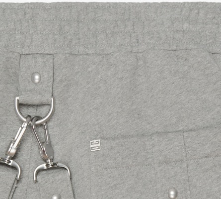 GIVENCHY SS24 Detachable Straight-Cut Casual Pants Light Gray BM51EA3YHP-055 Sizing GIVENCHY SS24 Detachable Straight-Cut Casual Pants Light Gray BM51EA3YHP-055