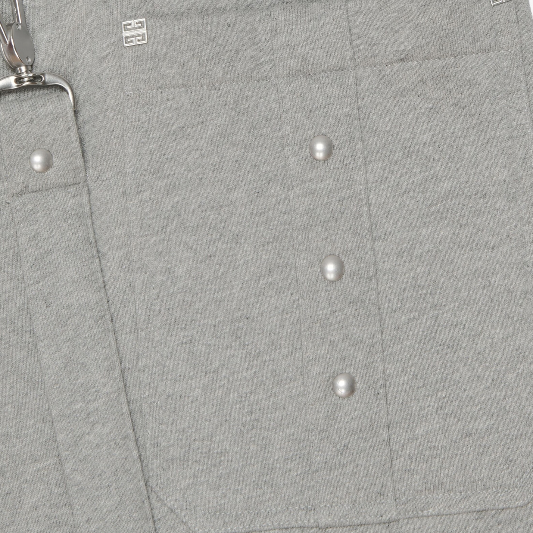 Cheap GIVENCHY SS24  Detachable Straight-Cut Casual Pants Light Gray BM51EA3YHP-055