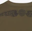 Details for GIVENCHY SS24 Khaki Letter Print Crewneck Short-Sleeve T-Shirt. BM71JA3YN1-305