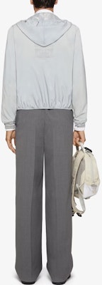 ジバンシィ SS24 ライトブルー リフレクティブ スリムフィット ジップフーディージャケット BM016R15D8-452 Shop ジバンシィ SS24 ライトブルー リフレクティブ スリムフィット ジップフーディージャケット BM016R15D8-452