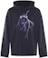 Buy GIVENCHY SS24 Navy Lightning Letter Print Hoodie Pullover Sweatshirt BMJ0L83YJA-402