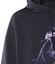 Shop GIVENCHY SS24 Navy Lightning Letter Print Hoodie Pullover Sweatshirt BMJ0L83YJA-402
