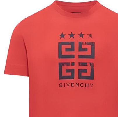 Givenchy SS24 Baju-T Santai Logo Merah. BM716G3YEL-610 Details for Givenchy SS24 Baju-T Santai Logo Merah. BM716G3YEL-610