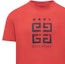 Details for Givenchy SS24 Baju-T Santai Logo Merah. BM716G3YEL-610