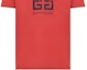 Sizing Givenchy SS24 Baju-T Santai Logo Merah. BM716G3YEL-610