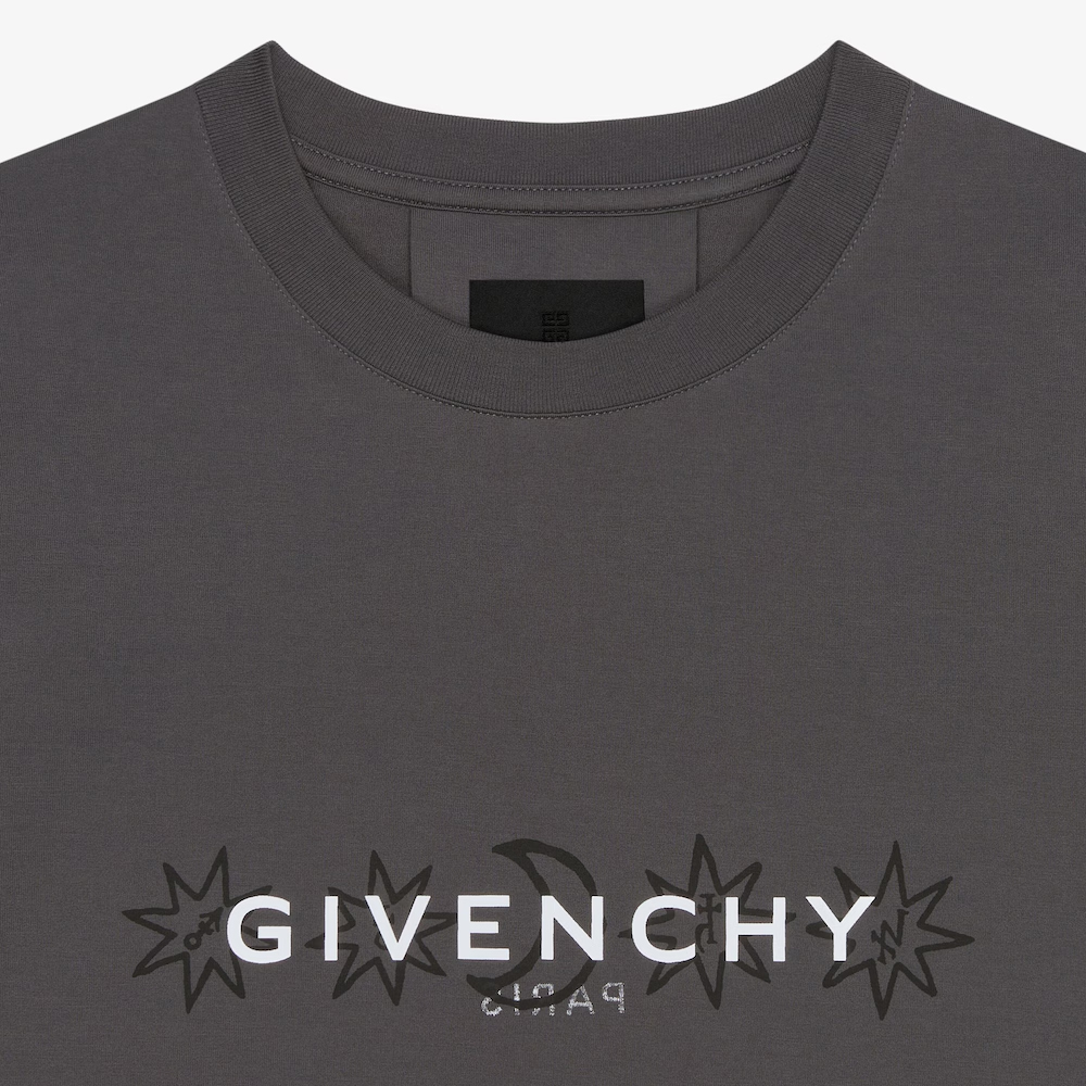 Purchase GIVENCHY SS24 紅木標誌印花短袖圓領T恤 BM71JA3YN0-209