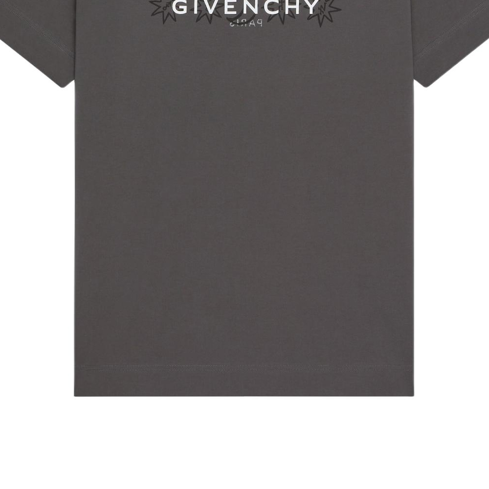 Sizing GIVENCHY SS24 紅木標誌印花短袖圓領T恤 BM71JA3YN0-209