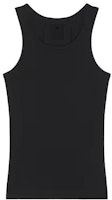 GIVENCHY SS24 Slim-Fit Solid Black Crewneck Tank Top. BM71KY3YLE-001 GIVENCHY SS24 Slim-Fit Solid Black Crewneck Tank Top. BM71KY3YLE-001