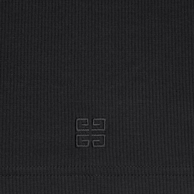GIVENCHY SS24 Slim-Fit Solid Black Crewneck Tank Top. BM71KY3YLE-001 Details for GIVENCHY SS24 Slim-Fit Solid Black Crewneck Tank Top. BM71KY3YLE-001