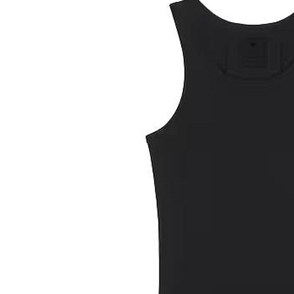 Sizing GIVENCHY SS24  Slim-Fit Solid Black Crewneck Tank Top. BM71KY3YLE-001