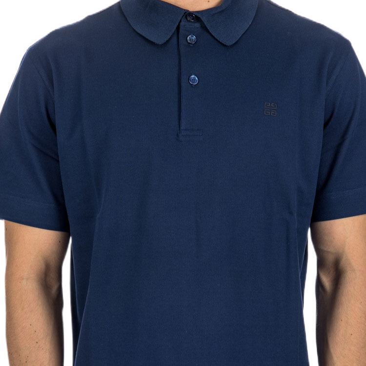 Purchase Givenchy SS24 Kaos Polo Lengan Pendek Navy Biru. BM71KR3YCD-410