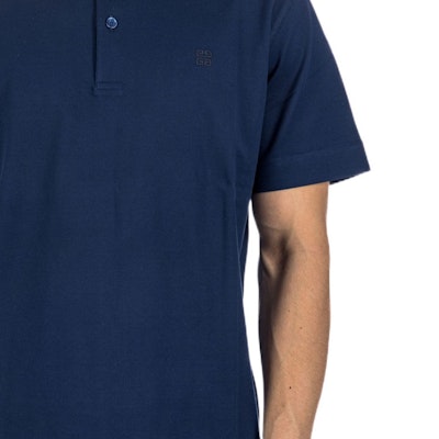 Givenchy SS24 Kaos Polo Lengan Pendek Navy Biru. BM71KR3YCD-410 Details for Givenchy SS24 Kaos Polo Lengan Pendek Navy Biru. BM71KR3YCD-410