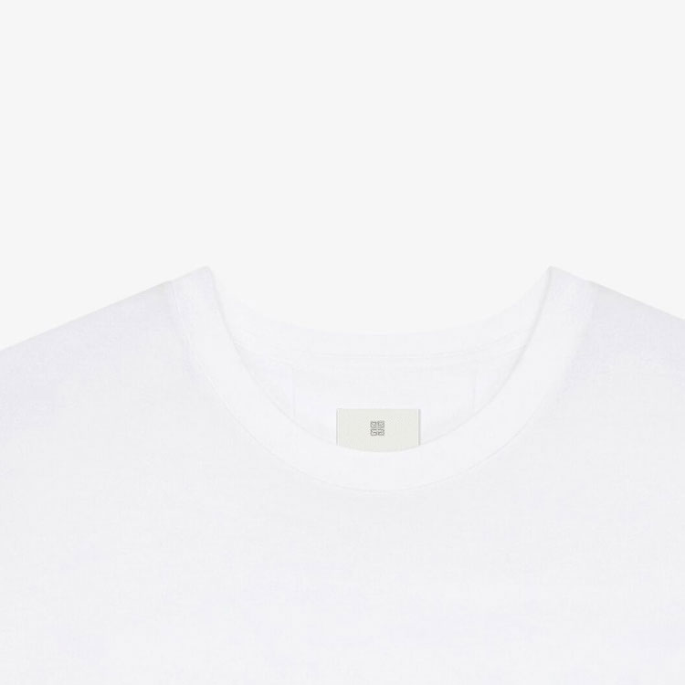 GIVENCHY SS24  White Crewneck T-Shirt with Logo Lettering Print. BM71JA3YJ5-100 圖 7