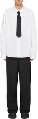 Givenchy SS24 Kemeja Putih Oversized Lengan Panjang Casual. BM610214M6-100 Lookbook Givenchy SS24 Kemeja Putih Oversized Lengan Panjang Casual. BM610214M6-100