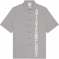 Order 紀梵希 SS24 字母短袖襯衫 灰色 BM611J1YGT-055