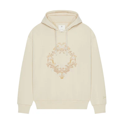 Givenchy SS24 Baroque Logo Hoodie Clay Brown () BMJ0LAG1WX-267