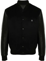 Givenchy SS24 Black Logo Plaque Zip-Up Bomber Jacket for Men BM017Z6Y31-BLACK Givenchy SS24 Black Logo Plaque Zip-Up Bomber Jacket for Men BM017Z6Y31-BLACK