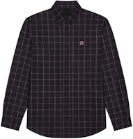 Givenchy SS24 Checkered Single-Breasted Shirt Long Sleeve Black BM60Y114Z7-001 Givenchy SS24 Checkered Single-Breasted Shirt Long Sleeve Black BM60Y114Z7-001