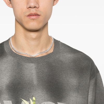 GIVENCHY SS24 Faded Logo Print Oversized T-Shirt Black BM71JB3YLP-001 Details for GIVENCHY SS24 Faded Logo Print Oversized T-Shirt Black BM71JB3YLP-001